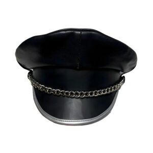 Leather Peaked Caps for Men Real Leather